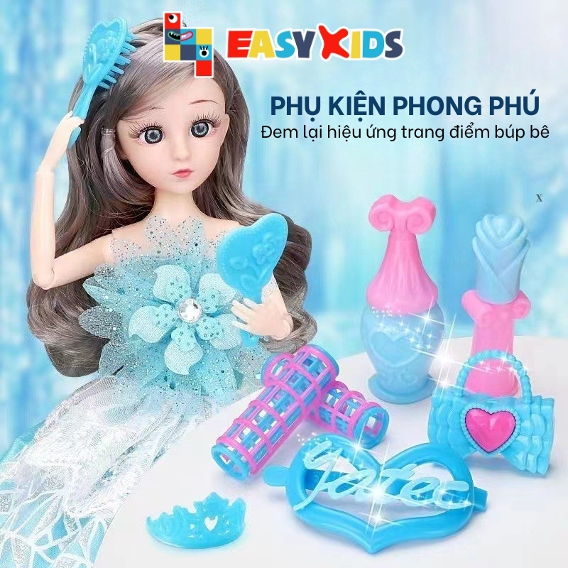 Đồ Chơi Búp Bê Elsa Công Chúa Cho Bé Gái Hộp Có Nhiều Phụ Kiện Đi Kèm