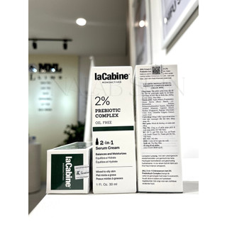 [Hàng công ty ]LaCabine 2% Prebiotic Complex Serum Cream 30ml - Serum Cream cân bằng hệ vi sinh da