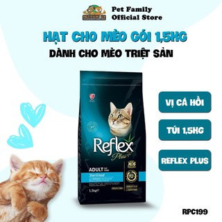 Hạt Cho Mèo Reflex Plus Cao Cấp - Dành cho mèo con và mèo trưởng thành - Túi 1,5Kg