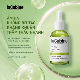 [Hàng công ty] LaCabine 20% Squalane Oil Huyết thanh kem dâu squalane 20% 30ml