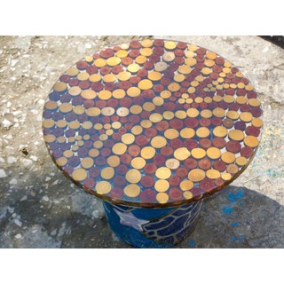 (BCF7) Bàn Cafe Lộc Mộc Epoxy Resin - Cánh Bướm - Bàn phòng khách, decor homestay cafe ngoài trời