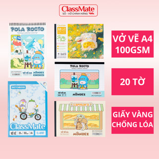 Vở Vẽ A4 100GSM Giấy Dày Mịn Hạn Chế Lem Màu, Tập Tô Màu Cho Bé Học Sinh Chất Liệu An Toàn Vở Vẽ Không Kỵ Tẩy