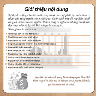Sách - Người Giàu Có Nhất Thành Babylon - Tư Duy Làm Giàu Hay Nhất Mọi Thời Đại - Tiên Phong Books
