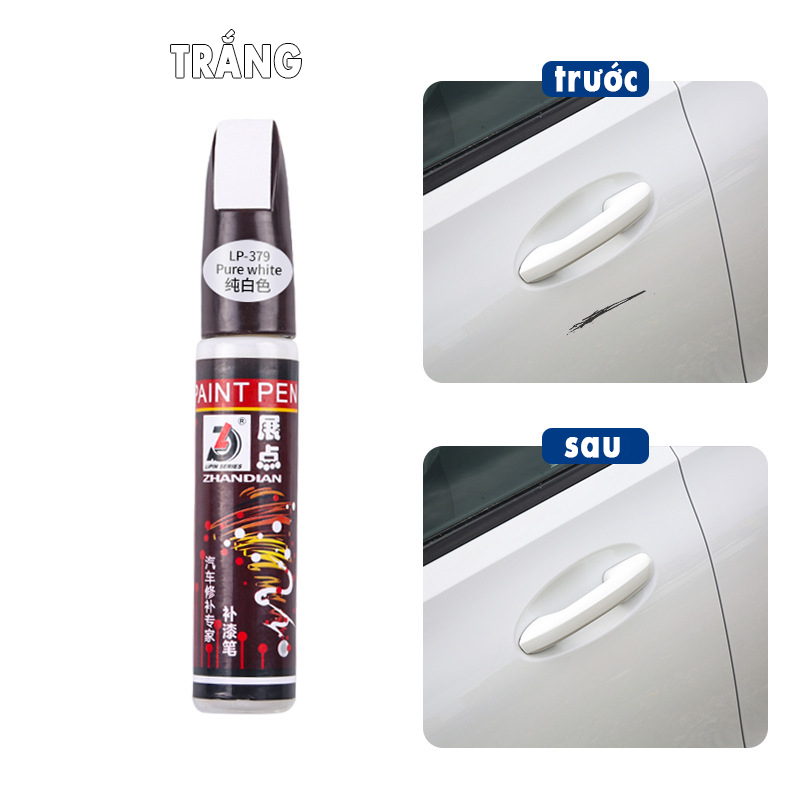 Bút xóa vết xước xe hơi nhiều màu tự chọn, bút dặm vá vết sơn, xước xe ô tô, NT27
