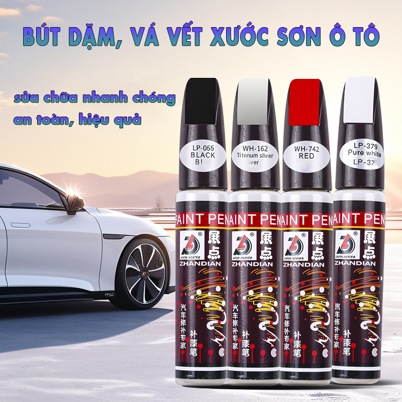 Bút xóa vết xước xe hơi nhiều màu tự chọn, bút dặm vá vết sơn, xước xe ô tô, NT27