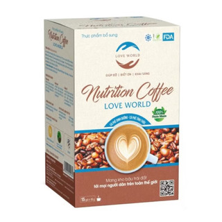 NUTRITION COFFEE LOVE WORLD GIÚP KIỂM SOÁT CÂN NẶNG – 15 GÓI/HỘP