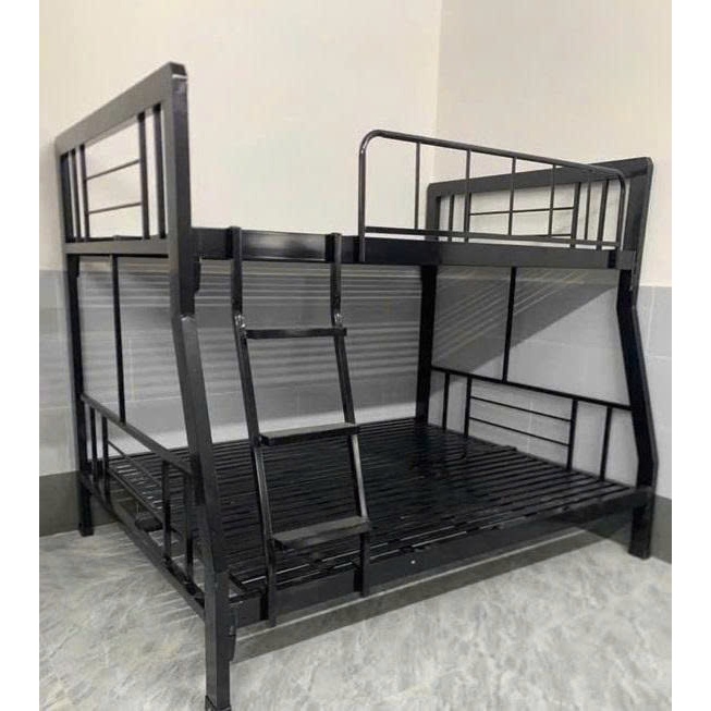 Giường sắt 2 tầng hộp 4x8 cao cấp, sơn tĩnh điện bền đẹp không rỉ sét