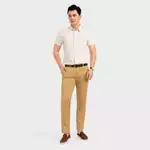 ARISTINO Quần Kaki Nam Cotton Regular Fit AKKR0108 Quần Kaki Công Sở CVC Mềm Mại Thoáng Mát Bền Màu — ảnh 2