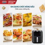 Nồi chiên không dầu 9L Sunhouse SHD4037 - Công nghệ Rapid Air 360 độ - Chống dính Whitford siêu bền — ảnh 8