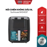 Nồi chiên không dầu 9L Sunhouse SHD4037 - Công nghệ Rapid Air 360 độ - Chống dính Whitford siêu bền — ảnh 2