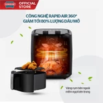 Nồi chiên không dầu 9L Sunhouse SHD4037 - Công nghệ Rapid Air 360 độ - Chống dính Whitford siêu bền — ảnh 5