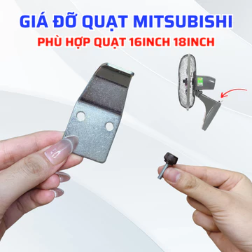 Bộ Giá Đỡ Quạt Treo Tường MITSUBISHI ELECTRIC Kèm Vít Nở Chuẩn Theo Quạt, Giá Đỡ Quạt Treo Tường Mitsubishi Electric