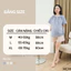Áo Bầu Phối Cổ Ren Larosa Chất Liệu Thô Mềm Thoáng Mát Trẻ Trung Thanh Lịch LA069A