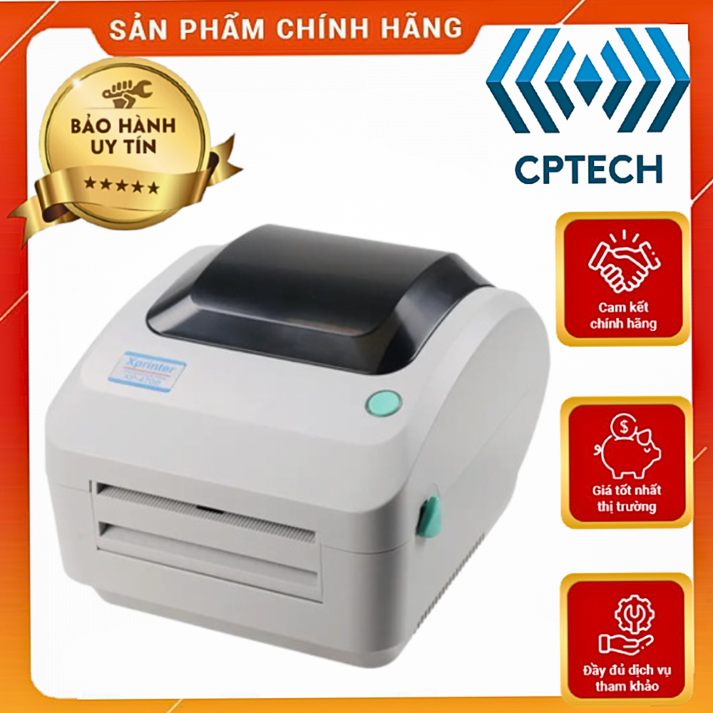 Máy In Nhiệt, Máy In Đơn Hàng, Máy In Tem Mã Vạch, Xprinter 470B - In đơn sàn TMĐT Shopee...., In đơn GHTK, GHN..