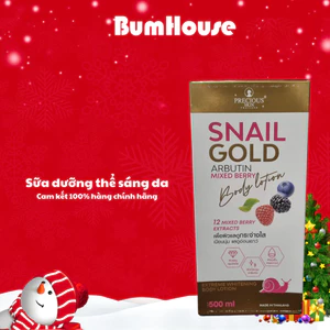 Sữa dưỡng thể body Snail Gold Arbutin Mix Berry Body Lotion Precious Skin - 500ml_Olay