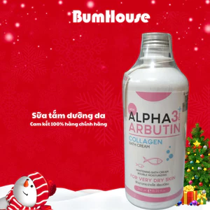 Sữa tắm dưỡng sáng da, cấp ẩm Alpha Arbutin Olay 3+ Plus Collagen Bath Cream - 350ml