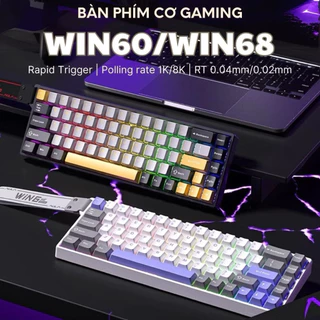 Bàn phím cơ gaming AULA Win60-68HE | MINI 60HE | Hero 68HE Rapid trigger 8k hz
325.000
₫
4.8
Đã bán 1k+
Hà Nội