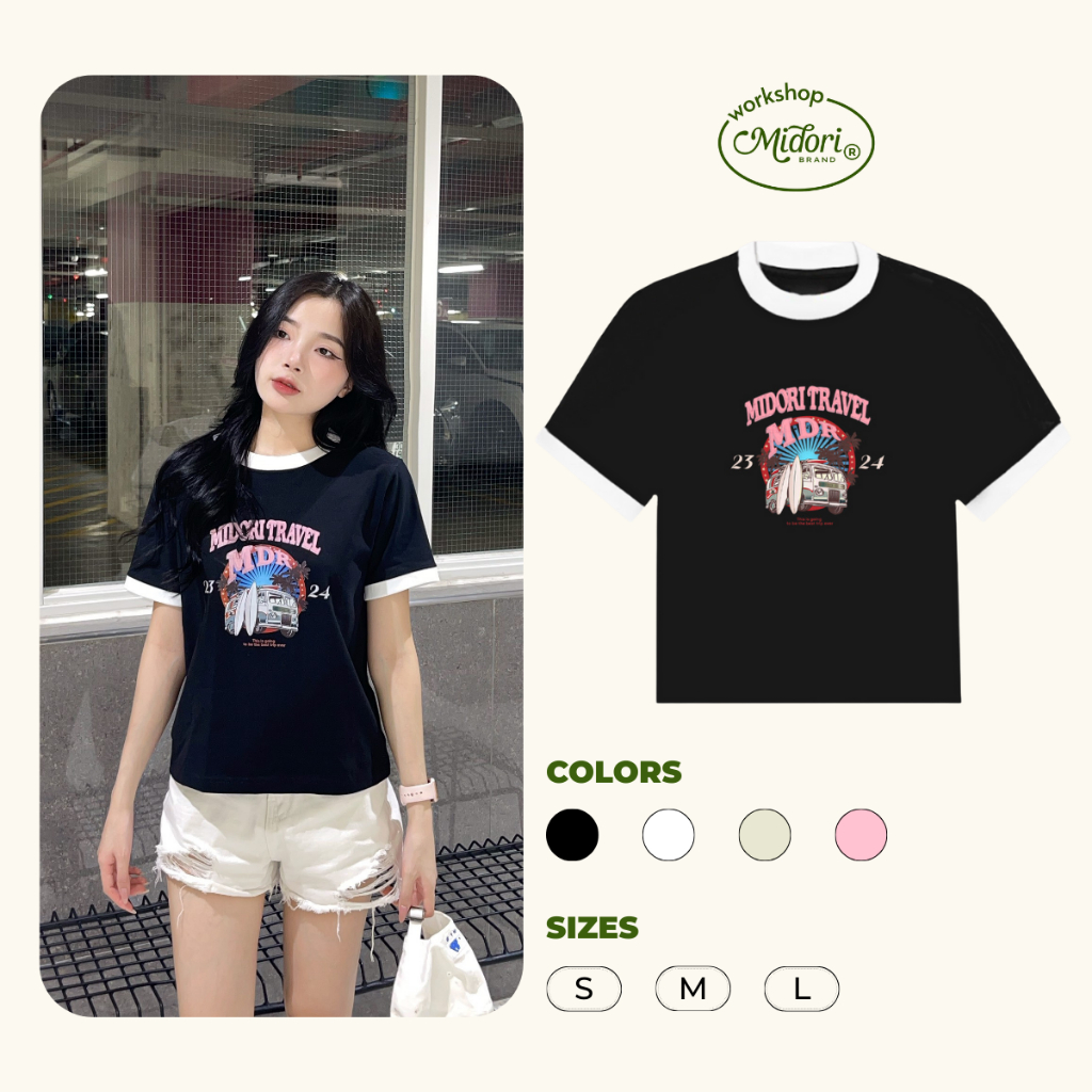 Áo Thun Baby Tee VINTAGE Cotton Cao Cấp Phông Nam Nữ Unisex Local Brand | MI MIDORI