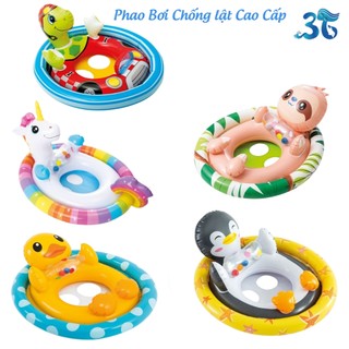 Phao bơi xỏ chân cho bé chính hãng, thiết kế hình thú dễ thương, an toàn khi bơi dưới nước