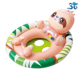 Phao bơi xỏ chân cho bé chính hãng, thiết kế hình thú dễ thương, an toàn khi bơi dưới nước