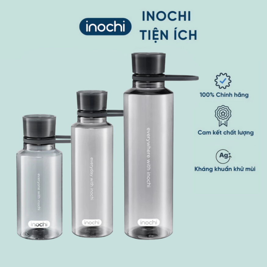 Bình nước cho bé mang đi học gọn nhẹ, dễ thương Inochi - KITA SLIM 350-500ML