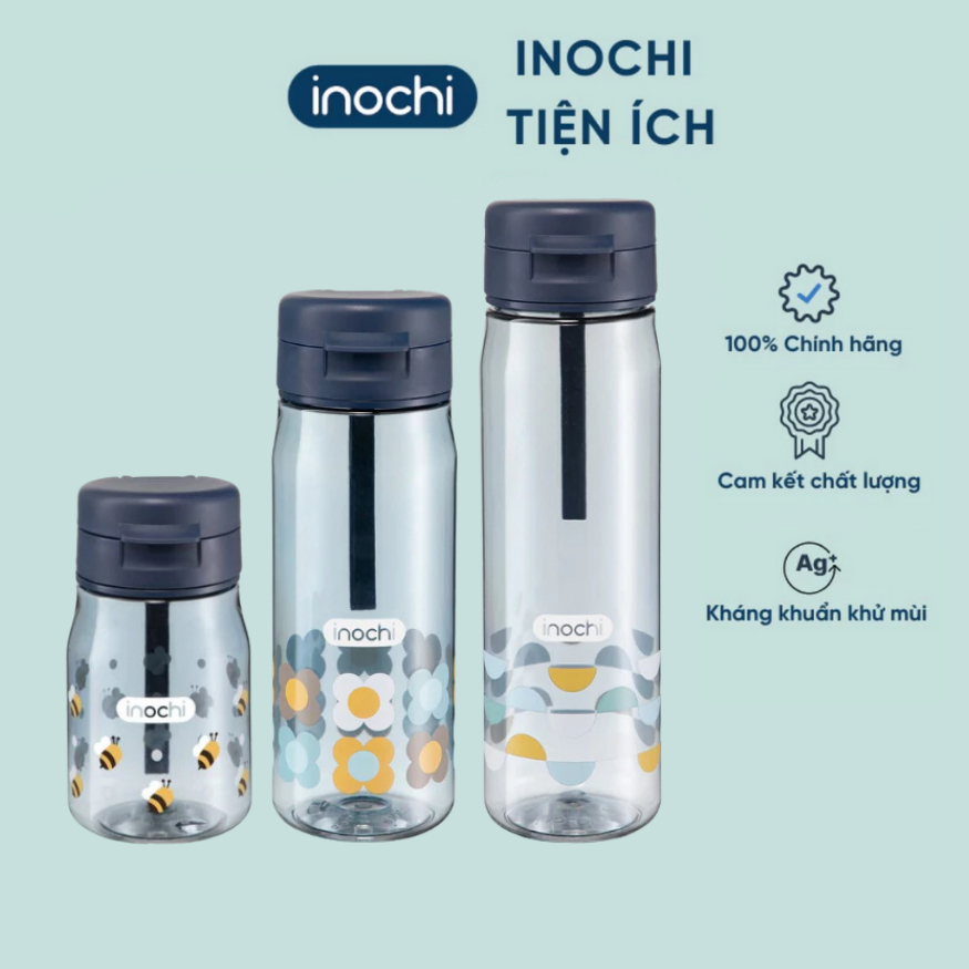 Bình nước cho bé mang đi học KITA FAMI 350-500-700ML (thương hiệu Inochi)