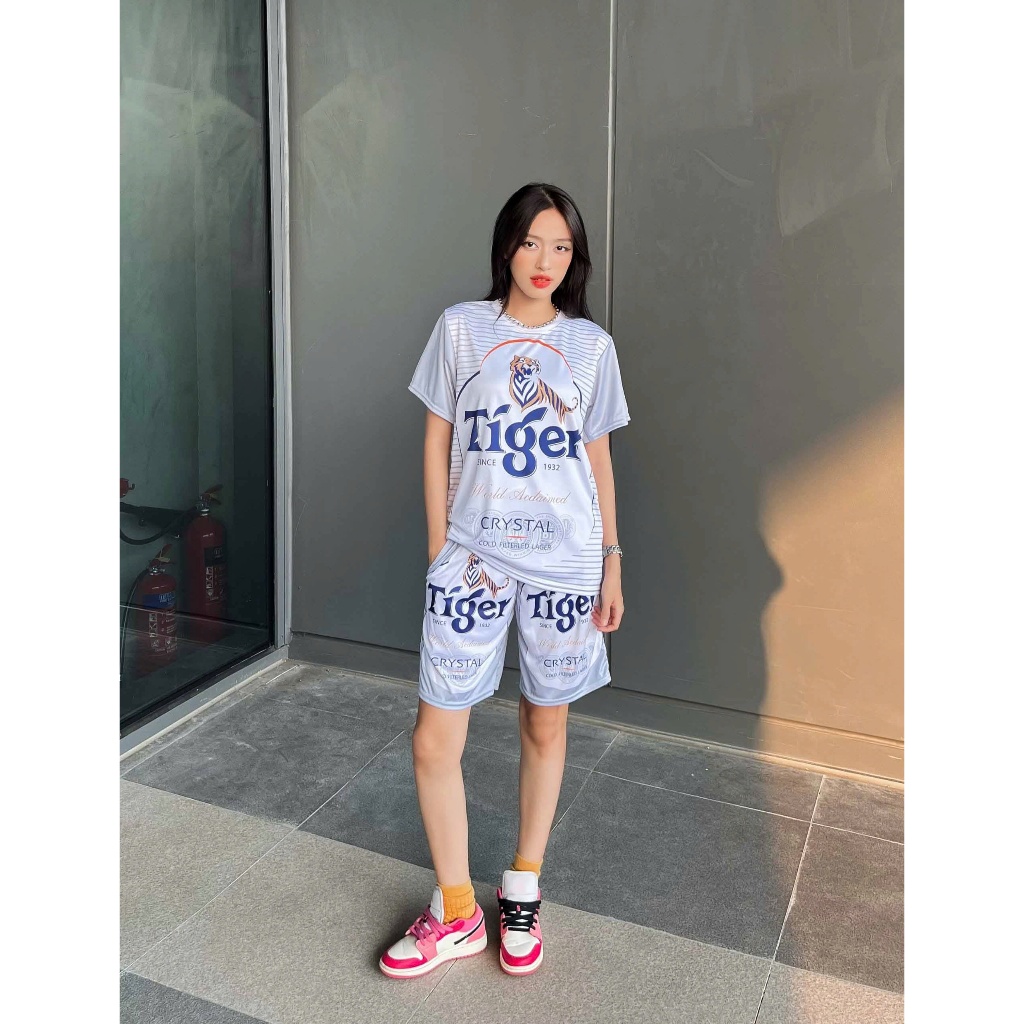Set Quần Áo thể Thao Nam Nữ, Tập Thể Dục Chạy Bộ Tập Gym, Không Bai Nhão, Bền Mát Mẻ Co Dãn 4 chiều Kl1