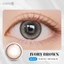 Kính áp tròng khoá ẩm 8H 1 Tháng Màu Nâu Ngà Pha Be CARASE, Lens cận IVORY BROWN