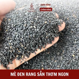 Mè đen rang sẵn thơm ngon Tịnh Hương dùng nấu xôi, nấu cháo, nấu chè, làm bánh - gói 100g, 200g, 300g