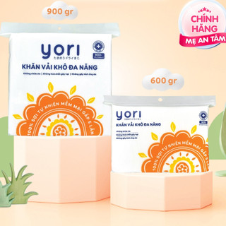 🌸 Khăn Vải Khô Đa Năng YORI, vân bi, kháng khuẩn, chất mềm, không hóa chất, an toàn cho em bé