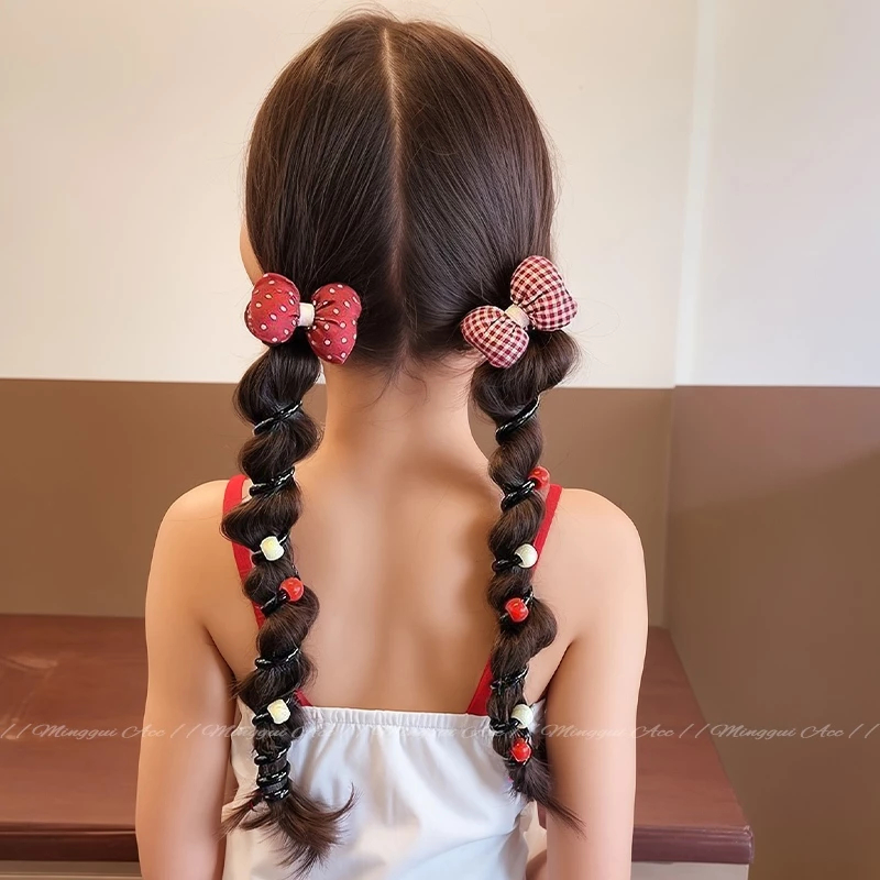 Tổng Hợp Dây Cột Tóc,Dây Buộc Tóc Lò Xo Xoắn Nhiều Kiểu Tạo Kiểu Đuôi Ngựa Màu Sắc Xinh Xắn Xễ Thương