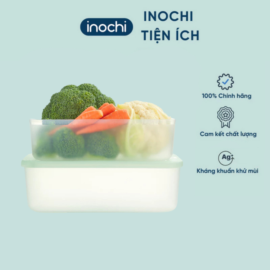 Bộ 2 hộp thực phẩm trữ đông Hokkaido INOCHI nhiều kích cỡ, đa dạng sắc màu