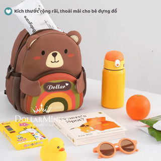(Thêu Tên) Balo Gấu Thỏ Cầu Vồng, Họa Tiết Dễ Thương, Nhỏ Gọn Tiện Lợi Phù Hợp Đi Học Đi Chơi