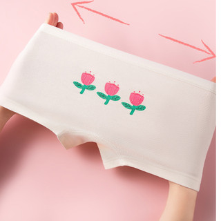 Set 4 quần lót bé gái dạng đùi ngắn cute Đồ lót trẻ em quần chíp chất cotton co dãn thoáng khí L8026