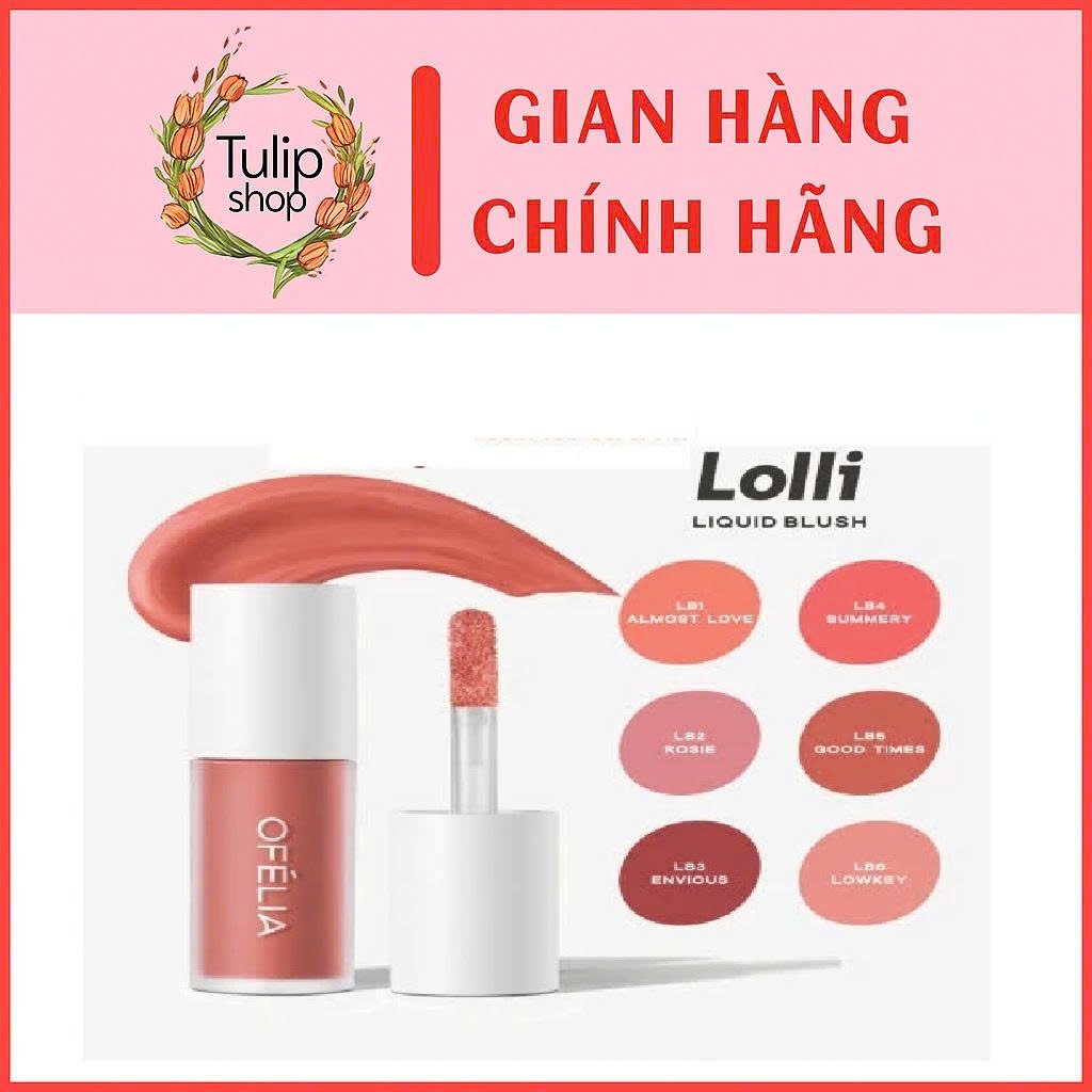 Má Hồng Kem OFÉLIA Lolli Liquid Blush (4.6g)