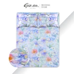 [Hỏa tốc] Bộ ga giường 3 món lụa Tencel 60s GIA AN HOME DECOR size 1m2 1m4 và 2m gồm 1 drap bo chun 2 vỏ gối nằm — ảnh 2