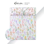 [Hỏa tốc] Bộ ga giường 3 món lụa Tencel 60s GIA AN HOME DECOR size 1m2 1m4 và 2m gồm 1 drap bo chun 2 vỏ gối nằm — ảnh 3