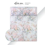 [Hỏa tốc] Bộ ga giường 3 món lụa Tencel 60s GIA AN HOME DECOR size 1m2 1m4 và 2m gồm 1 drap bo chun 2 vỏ gối nằm — ảnh 5