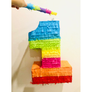 Pinata Số 1  [Tuổi Tùy Chọn] –   Trò Chơi Đập Kẹo _ Trang Trí Sinh Nhật Cho Bé Trai và gái