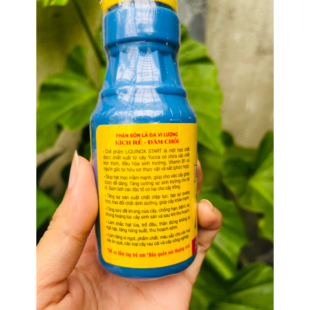 Phân bón lá B1 Grow more 100ml -Vitamin B1 cho cây văn phòng, kiểng lá, bón hoa