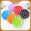 Set 10 đĩa giấy chấm bi trang trí sinh nhật - phụ kiện tổ chức sinh nhật - tiệc (18cm)
