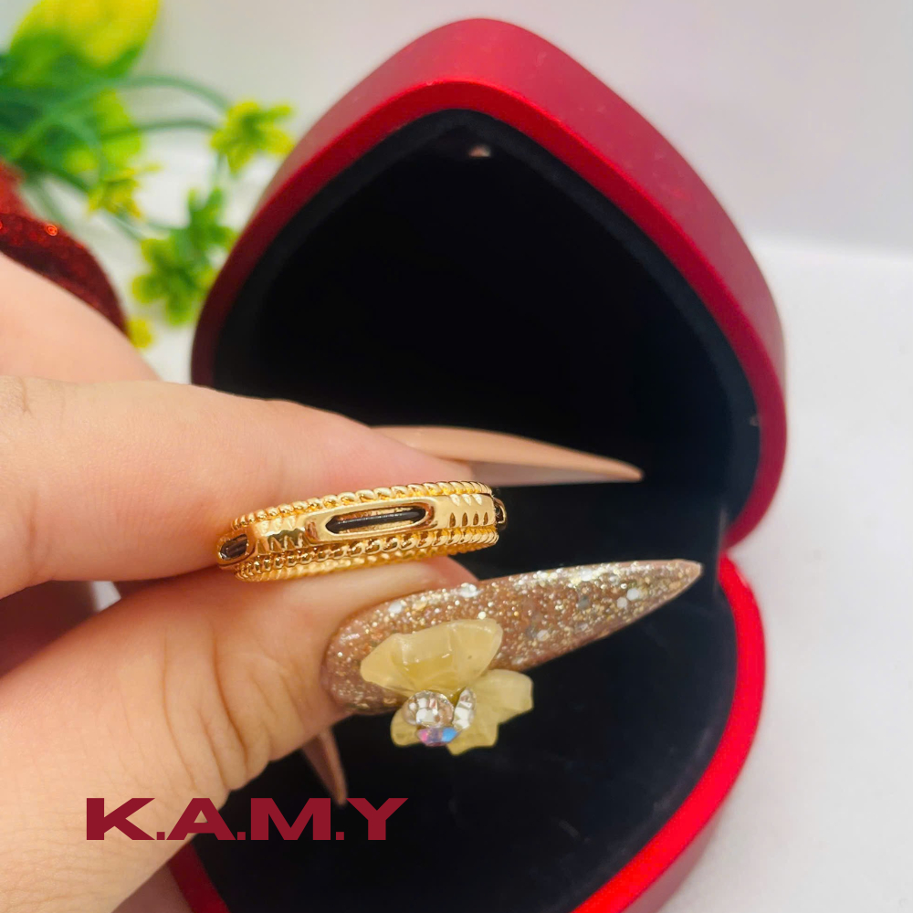 Nhẫn Lông Voi Mạ Vàng 18K Cao Cấp – Trang Sức Phong Thủy May Mắn Tài Lộc Nam Nữ