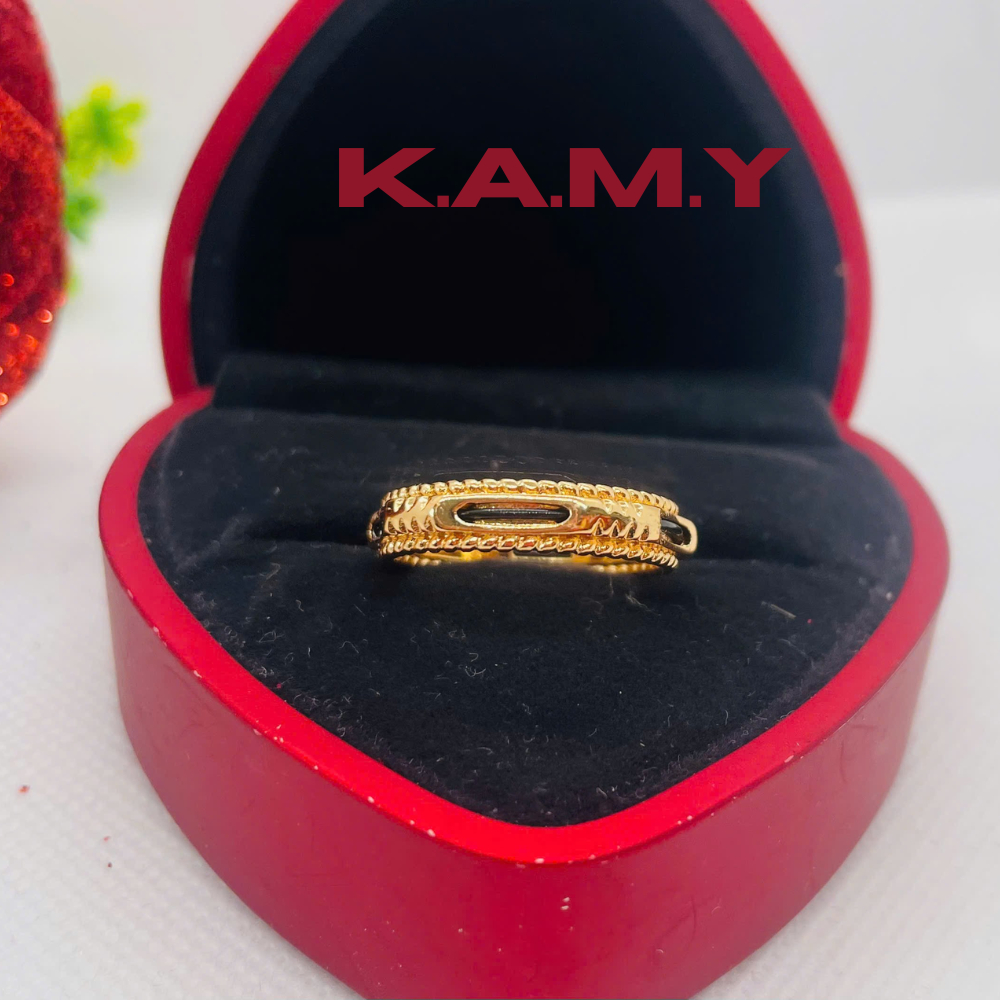 Nhẫn Lông Voi Mạ Vàng 18K Cao Cấp – Trang Sức Phong Thủy May Mắn Tài Lộc Nam Nữ