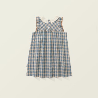 Váy Cho Bé Gái, Váy Cho Bé Gái Thiết Kế Cánh Tiên Cổ Bèo Xinh Xắn Chất Liệu Cotton Mềm Mịn
