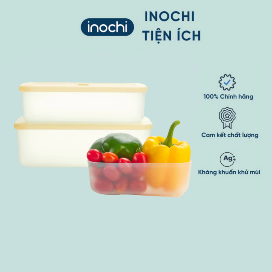 Bộ 3 hộp thực phẩm trữ đông Hokkaido INOCHI nhiều kích cỡ, đa dạng sắc màu