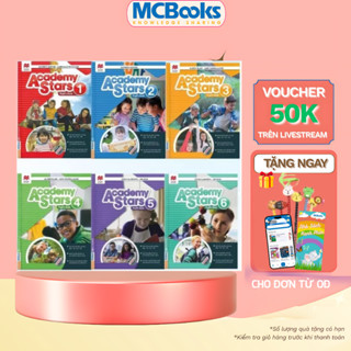 Sách - Academy Stars Pupil’s Book + Workbook (Sách học tiếng Anh Cambridge cho trẻ)