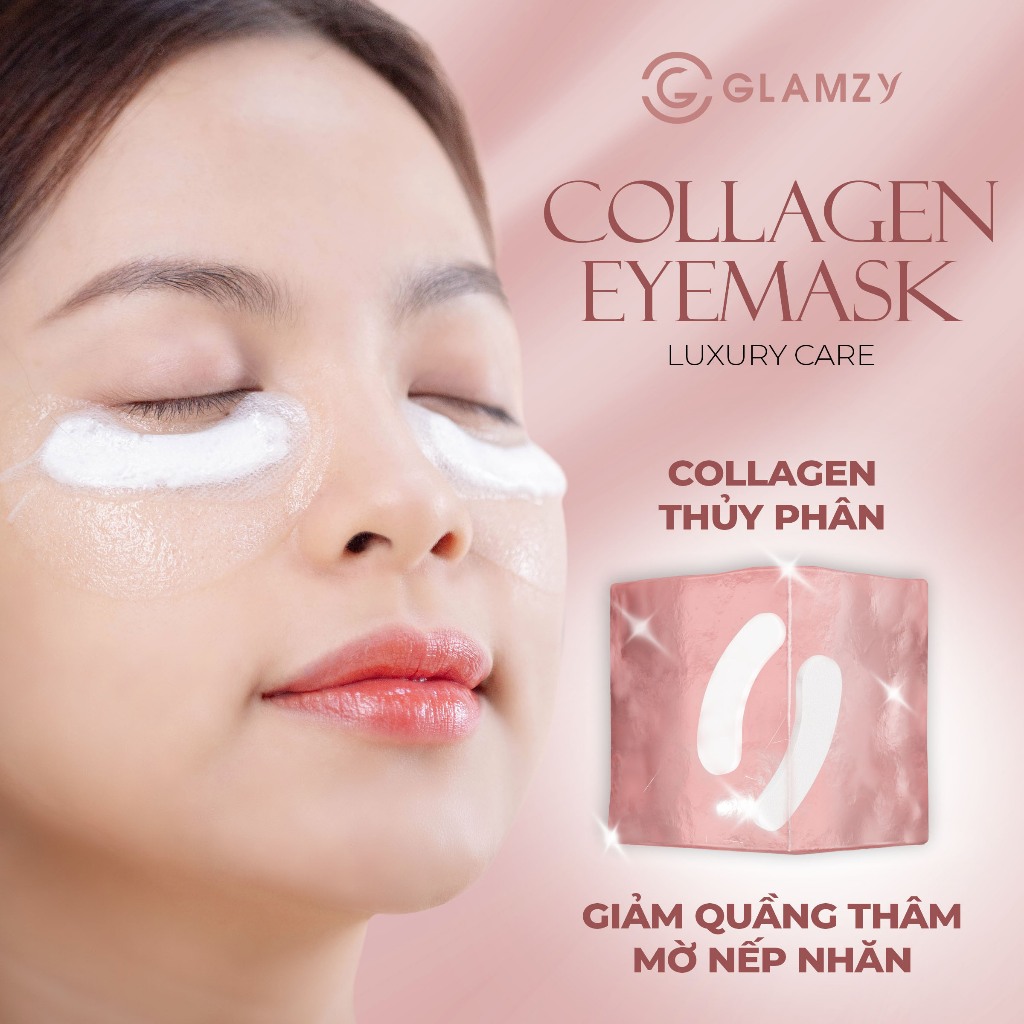 Mặt Nạ Mắt trứng cá tầm Glamzy - Săn Chắc, Trẻ Hóa, Làm Mờ Nếp Nhăn, Giảm Thâm