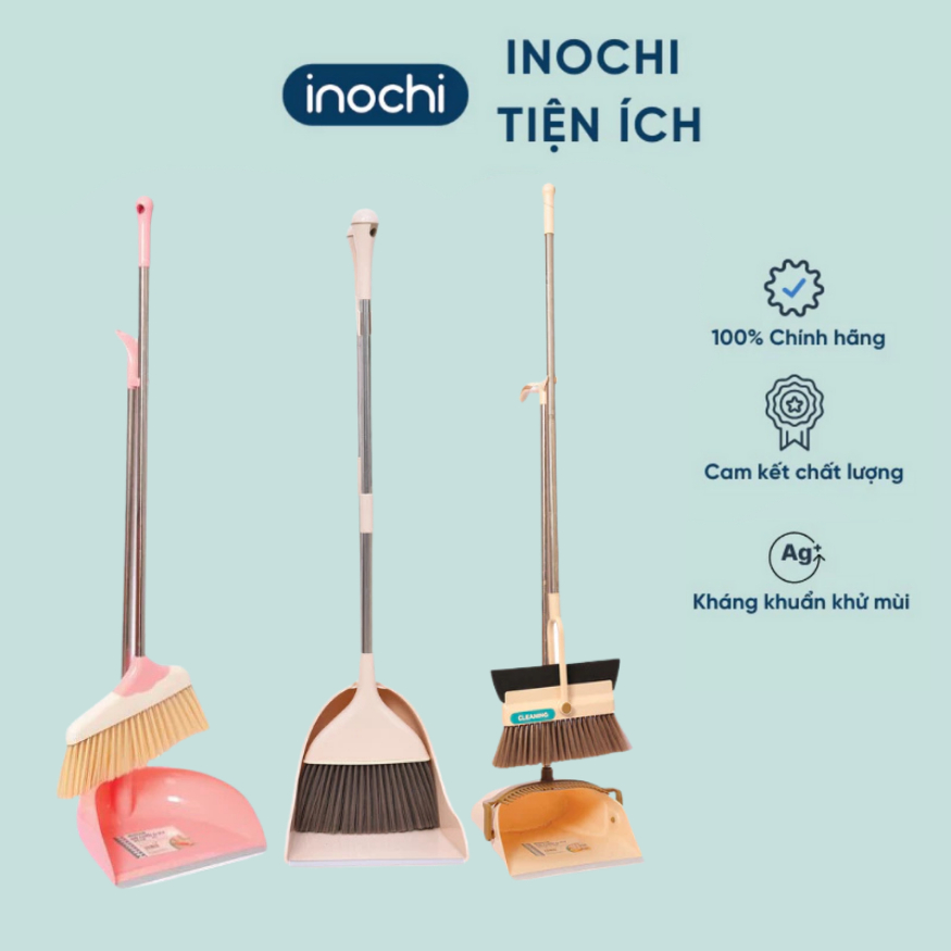 Bộ chổi & ky bầu, ky cao, ky đa năng tiện lợi, gon nhẹ tiêu chuẩn Nhật - CHÍNH HÃNG INOCHI