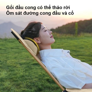 Ghế Xếp Ngoài Trời Thoáng Khí, Ghế Tựa Cắm Trại Chịu Tải 200KG, Lưới Mềm, Gấp Gọn Di Động Đa Năng