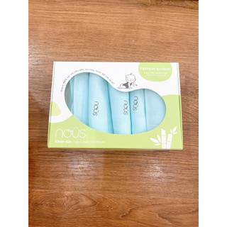 Set 5 Khăn sữa sợi tre các hãng nous,anminaza,bunny,boona,mipbi